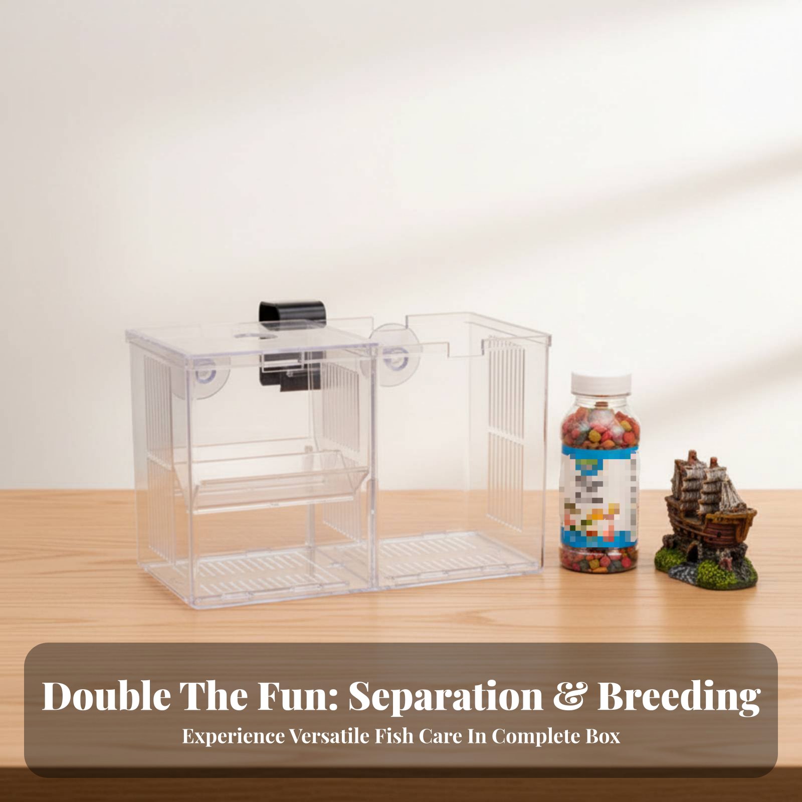 Aquarium Fish Tank - Caja de Cría para Hábitat Acuático,