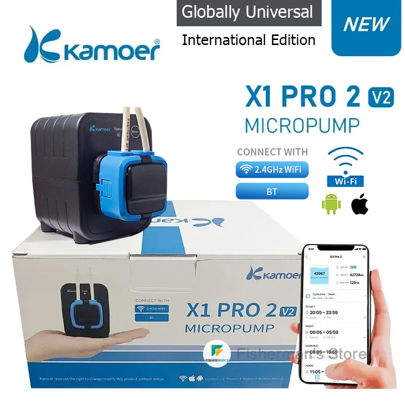 Aquarium Fish Care - Kamoer-bomba dosificadora X1 PRO 2 V2