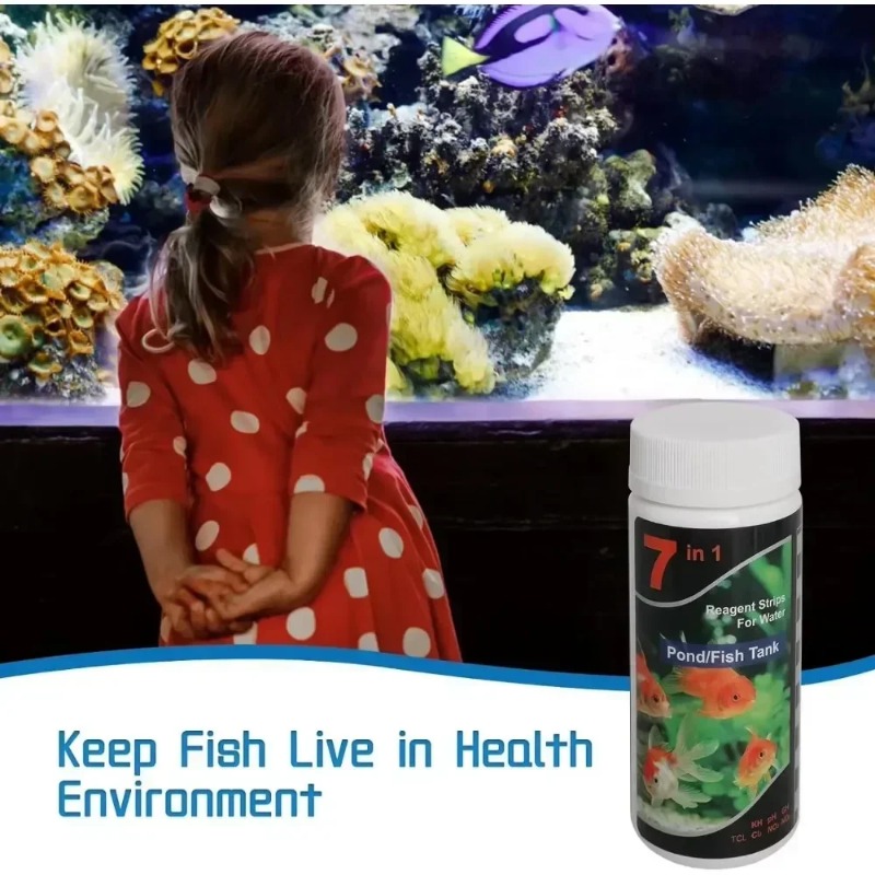 Aquarium Fish Freshwater - Tiras Reactivas para Acuario, Tiras Reactivas