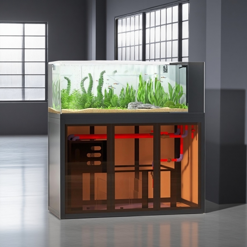 Aquarium Fish Low Maintenance - Acuario de estilo industrial, sistema de