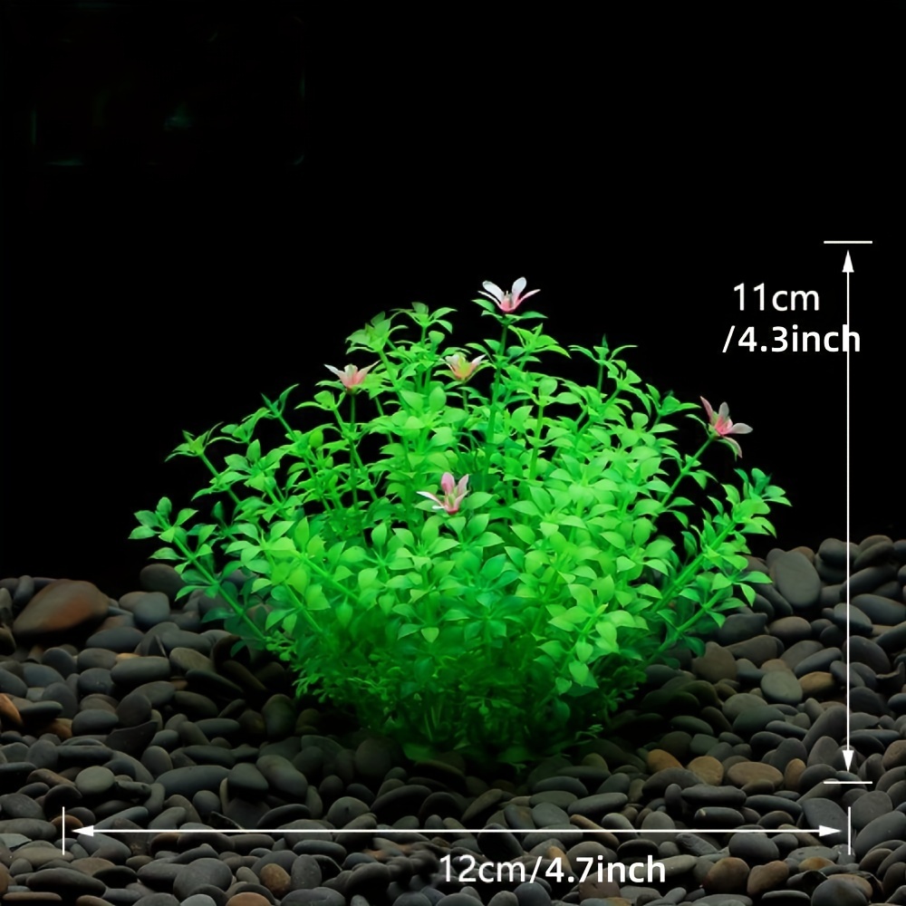 Aquarium Fish Artificial - Decoración para Peceras, Plantas Artificiales de