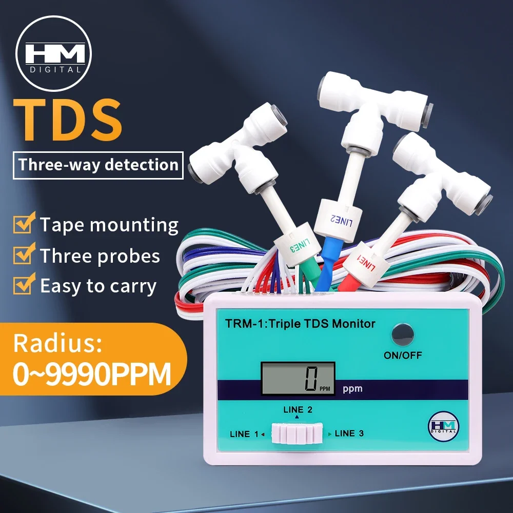 Aquarium Fish Online - Medidor TDS triple SM1 individual/TRM1, probador