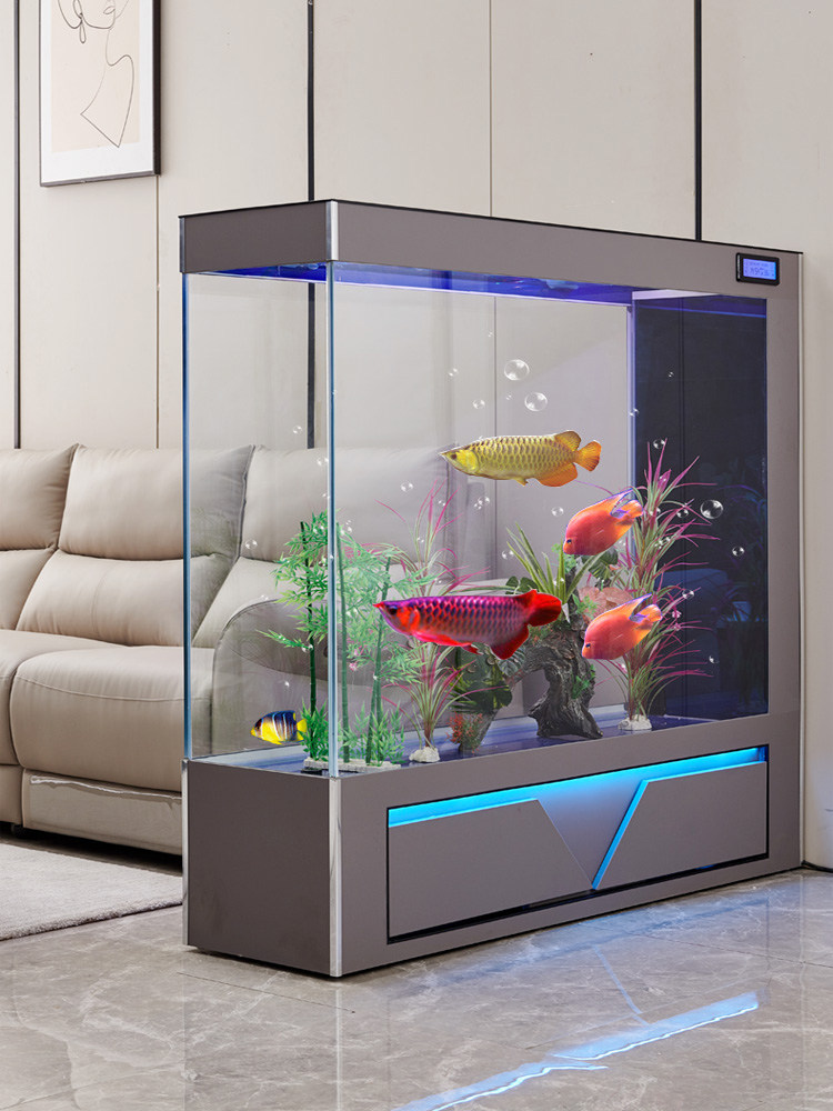Aquarium Fish Low Maintenance - Acuario Ecológico de Vidrio Ultra Transparente