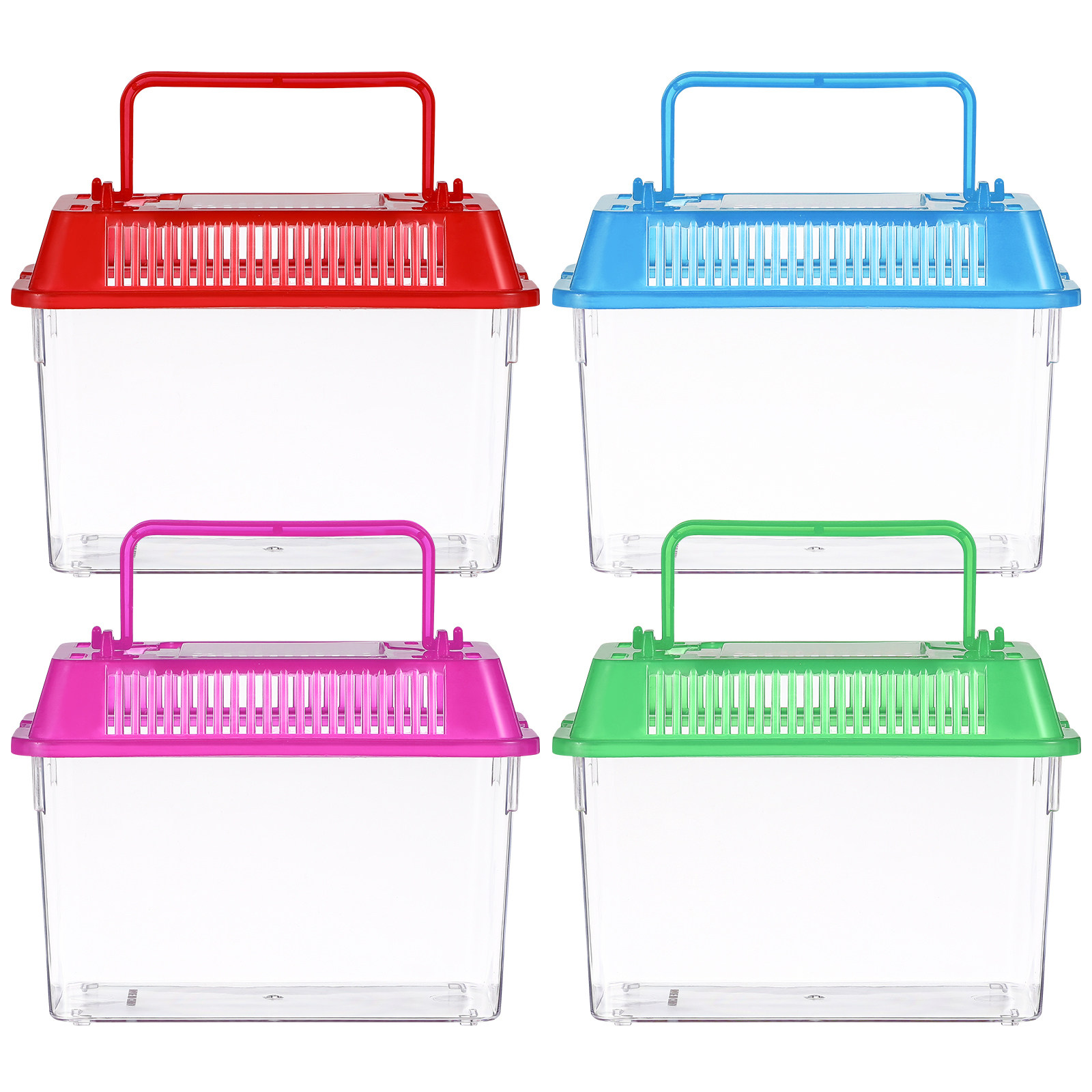 Aquarium Fish Goldfish - Mini Pecera Portátil de Plástico para