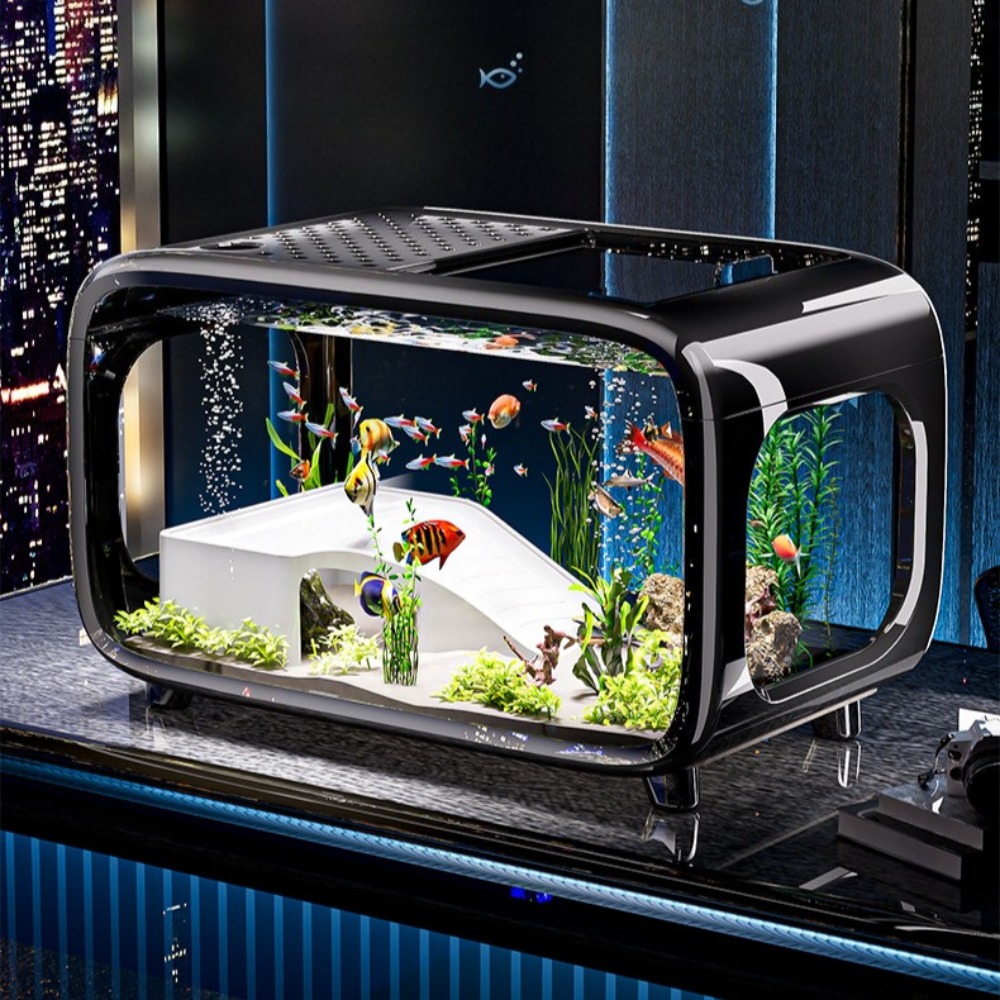 Aquarium Fish Goldfish - Tanque de peces de lujo transparente,