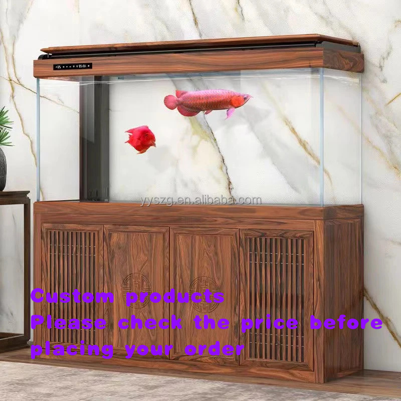 Aquarium Fishes - Acuario de Pared Rectangular de Vidrio