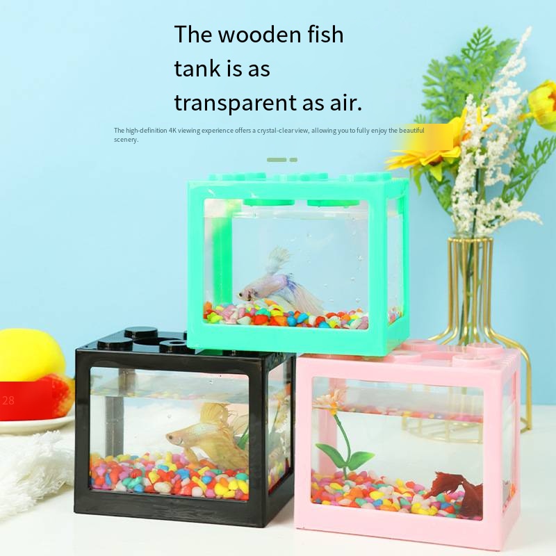 Mini Acuario de Escritorio en  - Aquarium Fish Goldfish reseña y precio