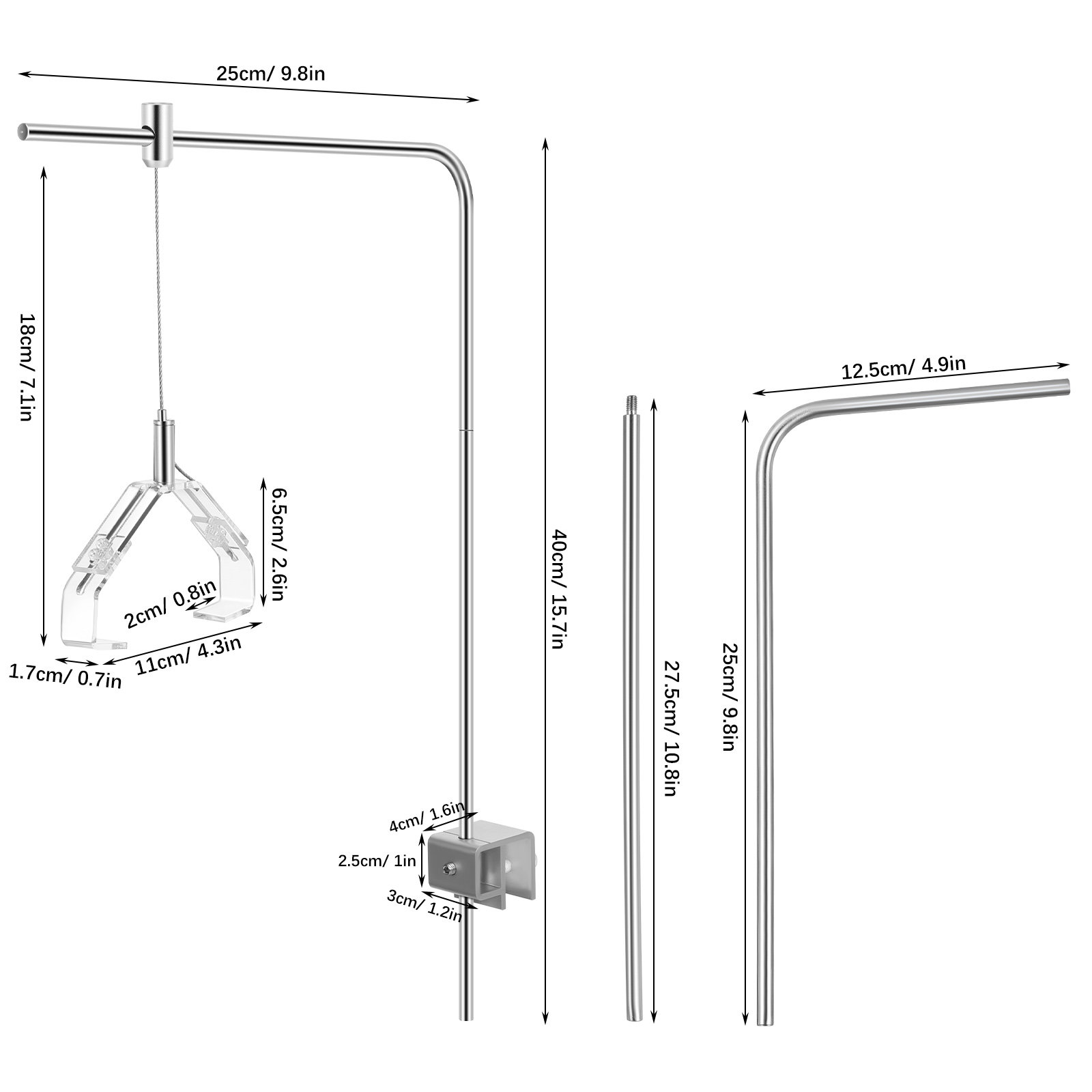 Soporte para lámpara de acuari - Aquarium Fish Freshwater reseña y precio