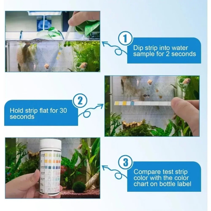Tiras Reactivas para Acuario,  - Aquarium Fish Freshwater reseña y precio