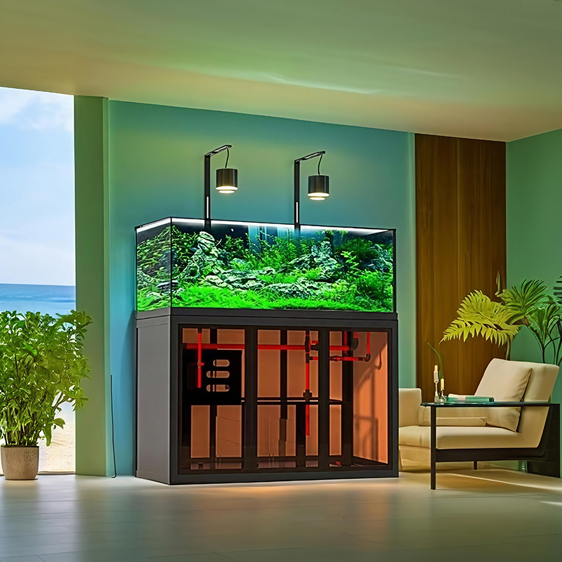 Acuario de estilo industrial,  - Aquarium Fish Low Maintenance reseña y precio