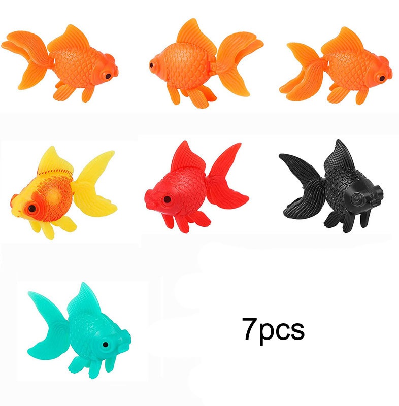 7 piezas de peces artificiales - Aquarium Fish Artificial reseña y precio