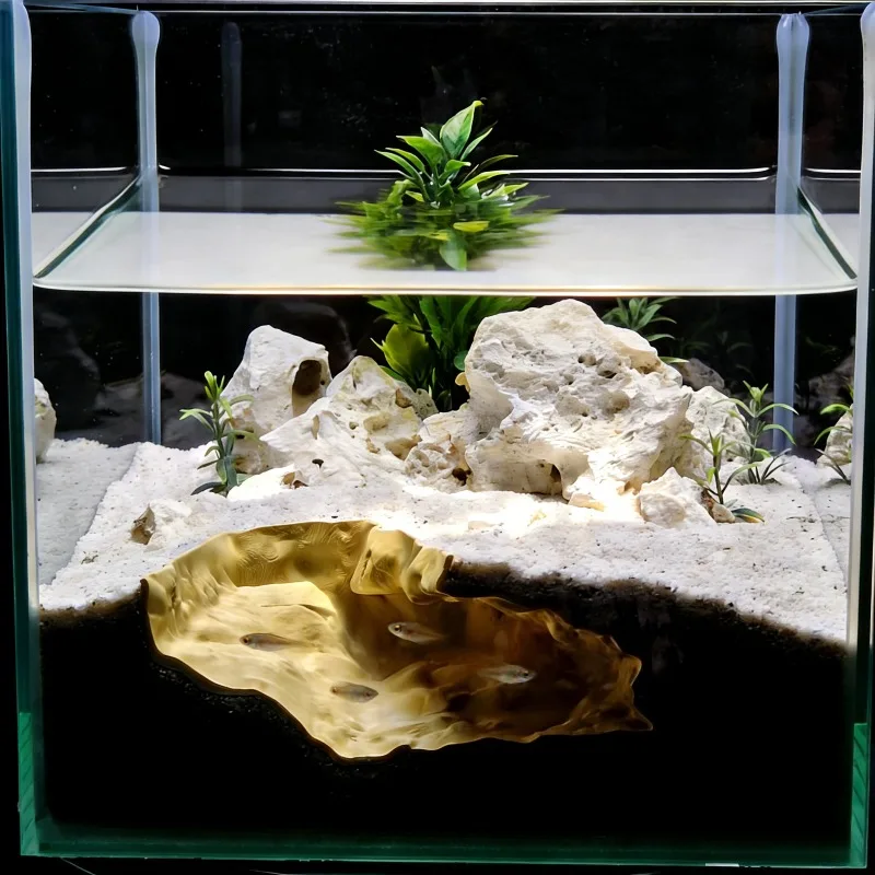 Esconderzo de mascotas de roca - Aquarium Fish Hide reseña y precio