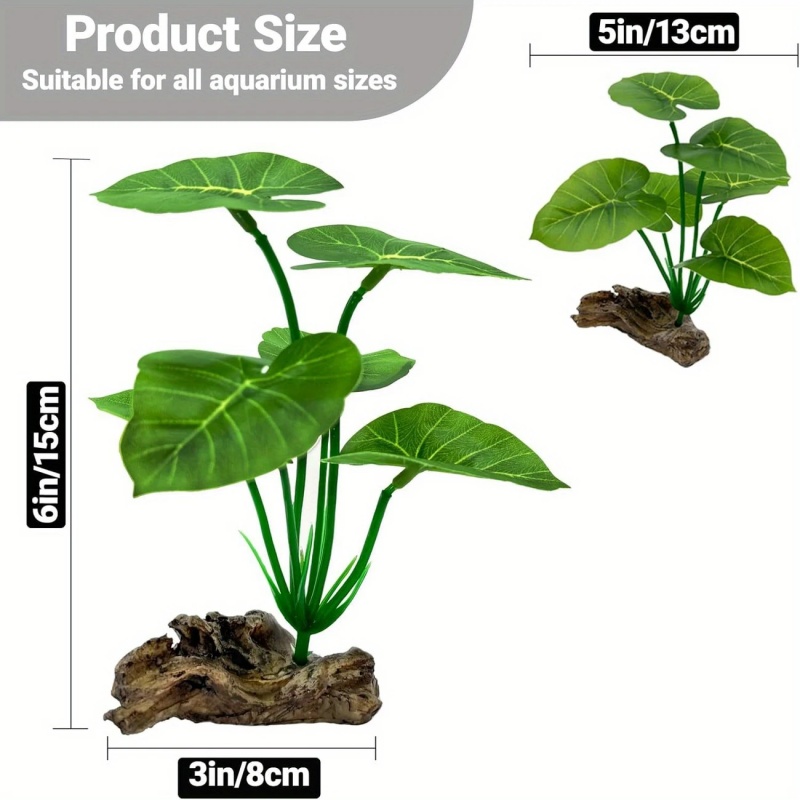 Plantas artificiales para acua - Aquarium Fish Low Maintenance reseña y precio