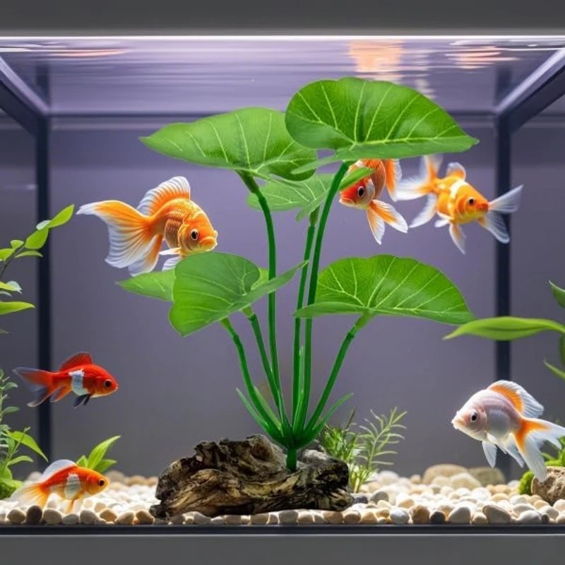 Plantas artificiales para acua - Aquarium Fish Low Maintenance reseña y precio