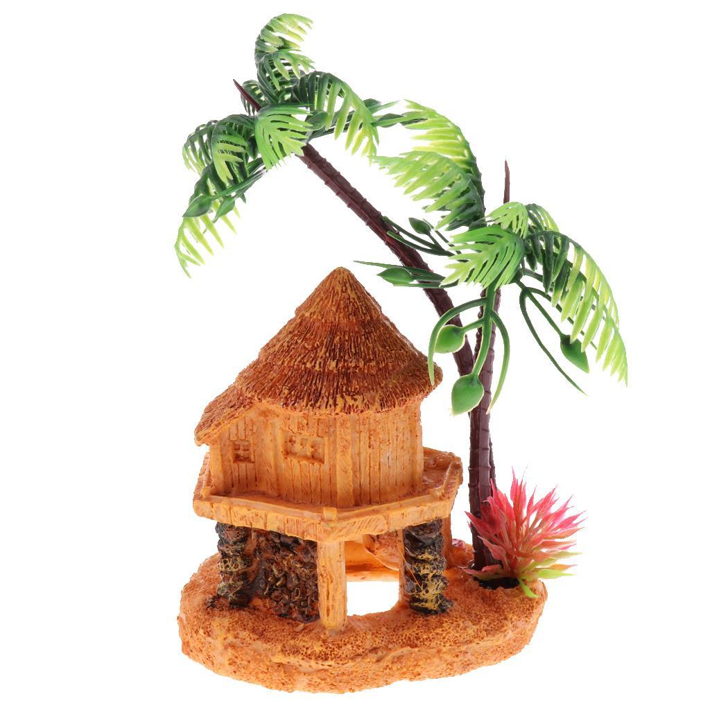 Árbol de coco Artificial, caba - Aquarium Fish Artificial reseña y precio
