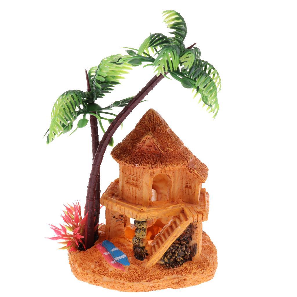 Árbol de coco Artificial, caba - Aquarium Fish Artificial reseña y precio