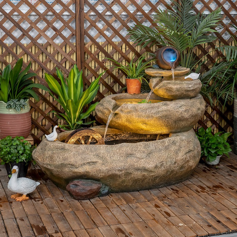 Fuente de Agua Decorativa para - Aquarium Fish In Pond reseña y precio