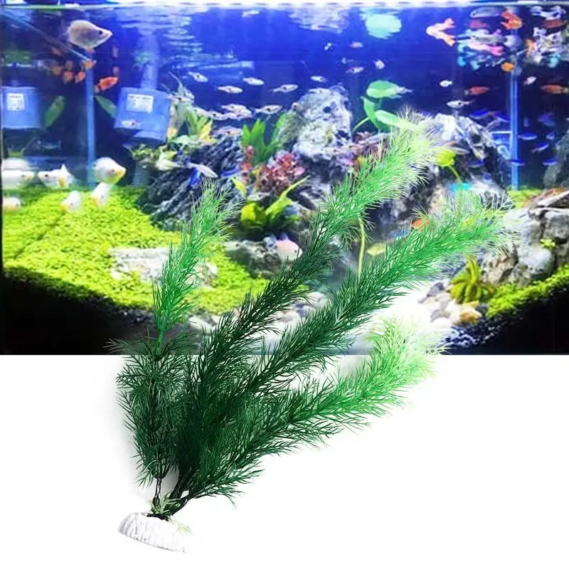 Plantas artificiales para deco - Aquarium Fish Artificial reseña y precio