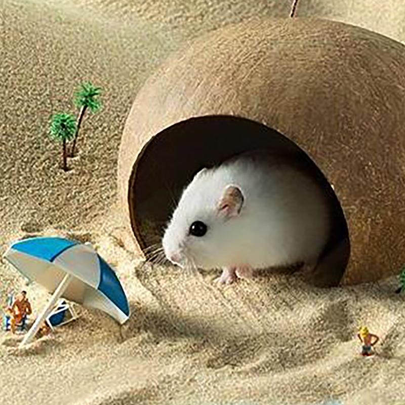 Decoración de Coco para Acuari - Aquarium Fish Hide reseña y precio
