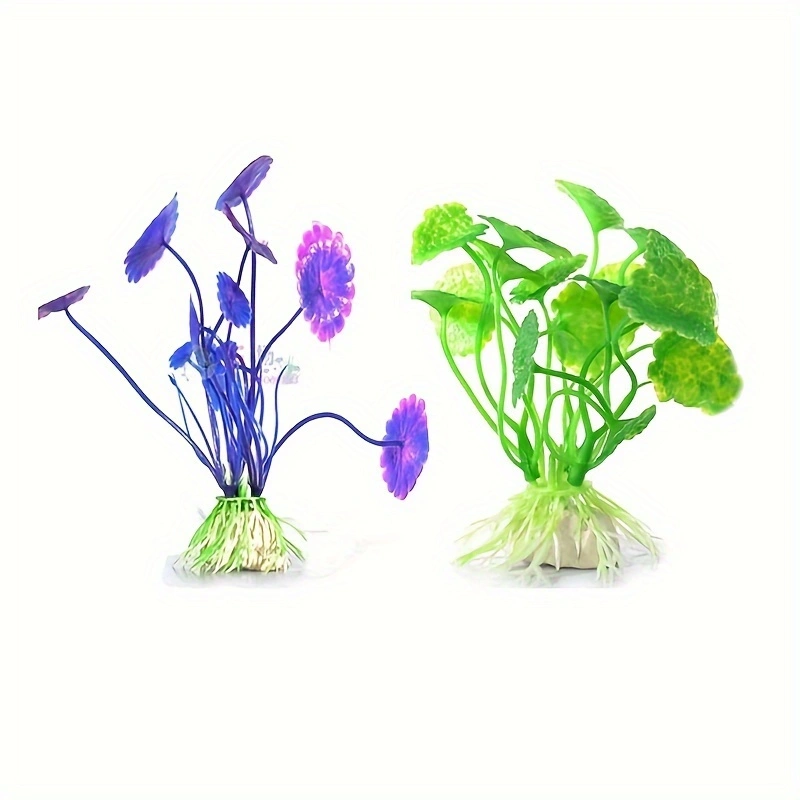 Plantas artificiales de plásti - Aquarium Fish Artificial reseña y precio