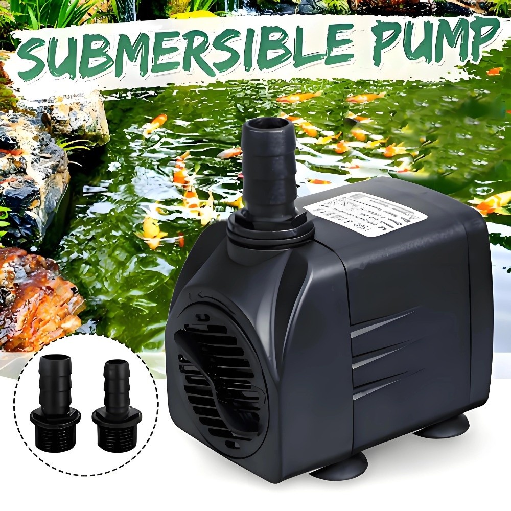 Bomba de agua sumergible negra - Aquarium Fish Care reseña y precio