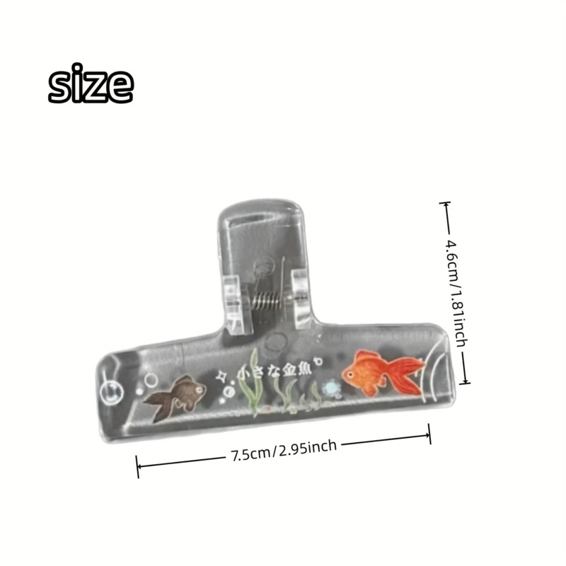 Clip transparente de acrílico  - Aquarium Fish Goldfish reseña y precio
