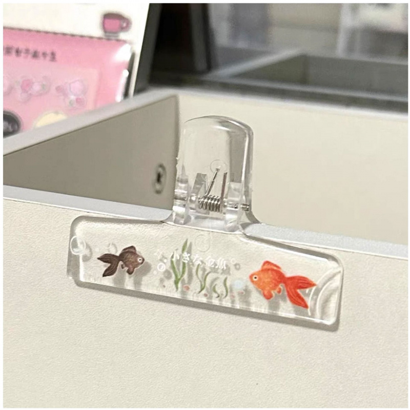 Clip transparente de acrílico  - Aquarium Fish Goldfish reseña y precio