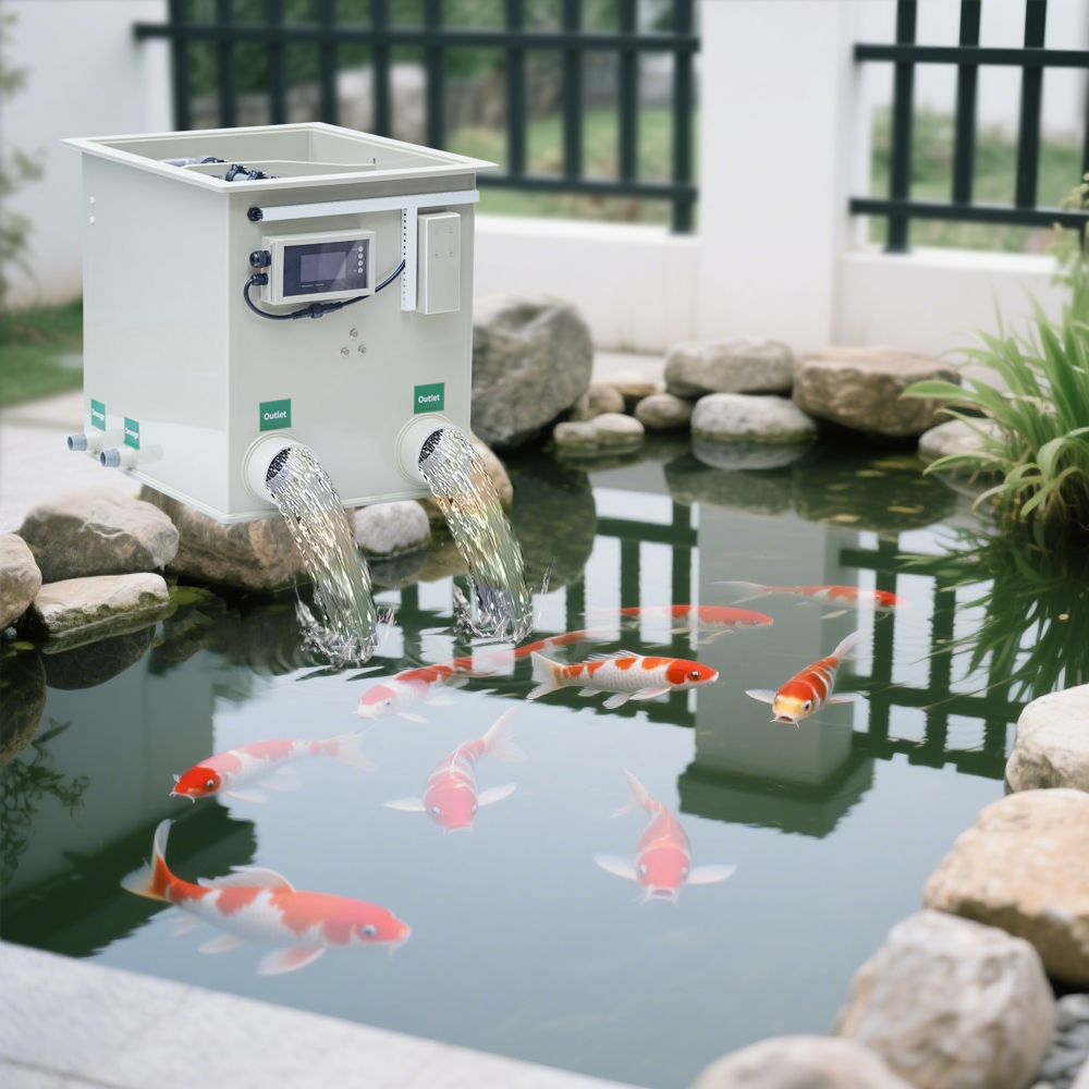 Filtro de Tambor Rotatorio Qih - Aquarium Fish Tank reseña y precio