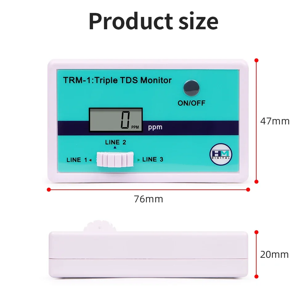 Medidor TDS triple SM1 individ - Aquarium Fish Online reseña y precio