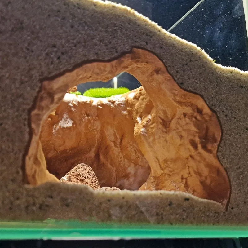 Adorno de acuario de cueva de  - Aquarium Fish Hide reseña y precio