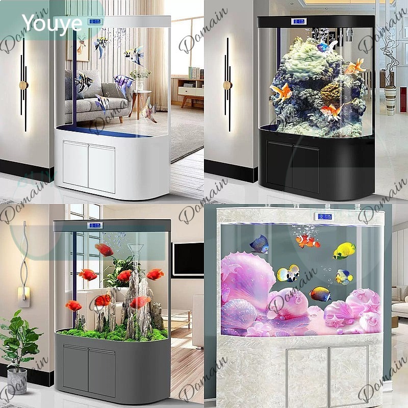 Acuario grande ZL para sala de - Aquarium Fish Low Maintenance reseña y precio