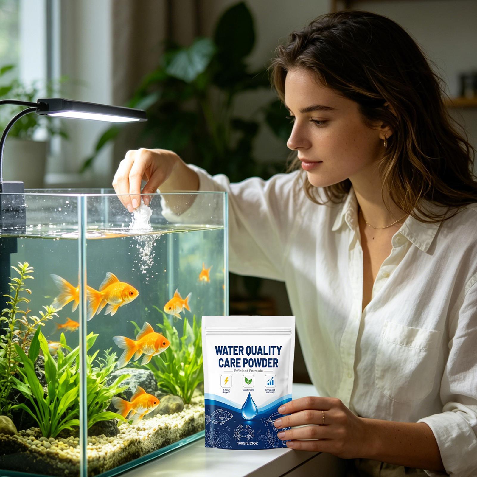 Polvo Clarificador de Agua par - Aquarium Fish Care reseña y precio