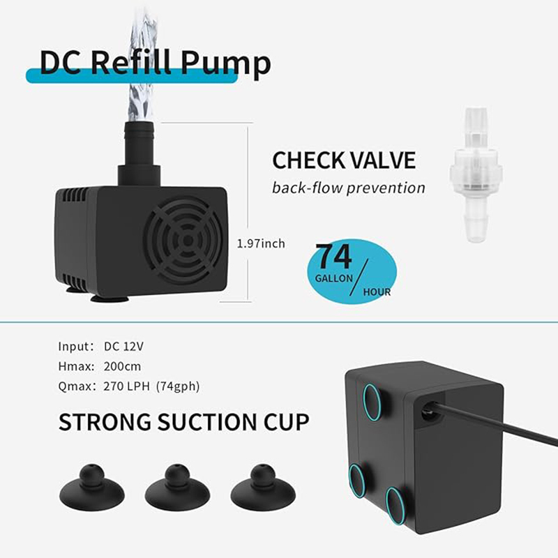 Fzone ATO580 sistema de recarg - Aquarium Fish Freshwater reseña y precio