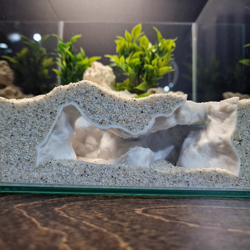 Cueva de Acuario Premium Impre - Aquarium Fish Hide reseña y precio