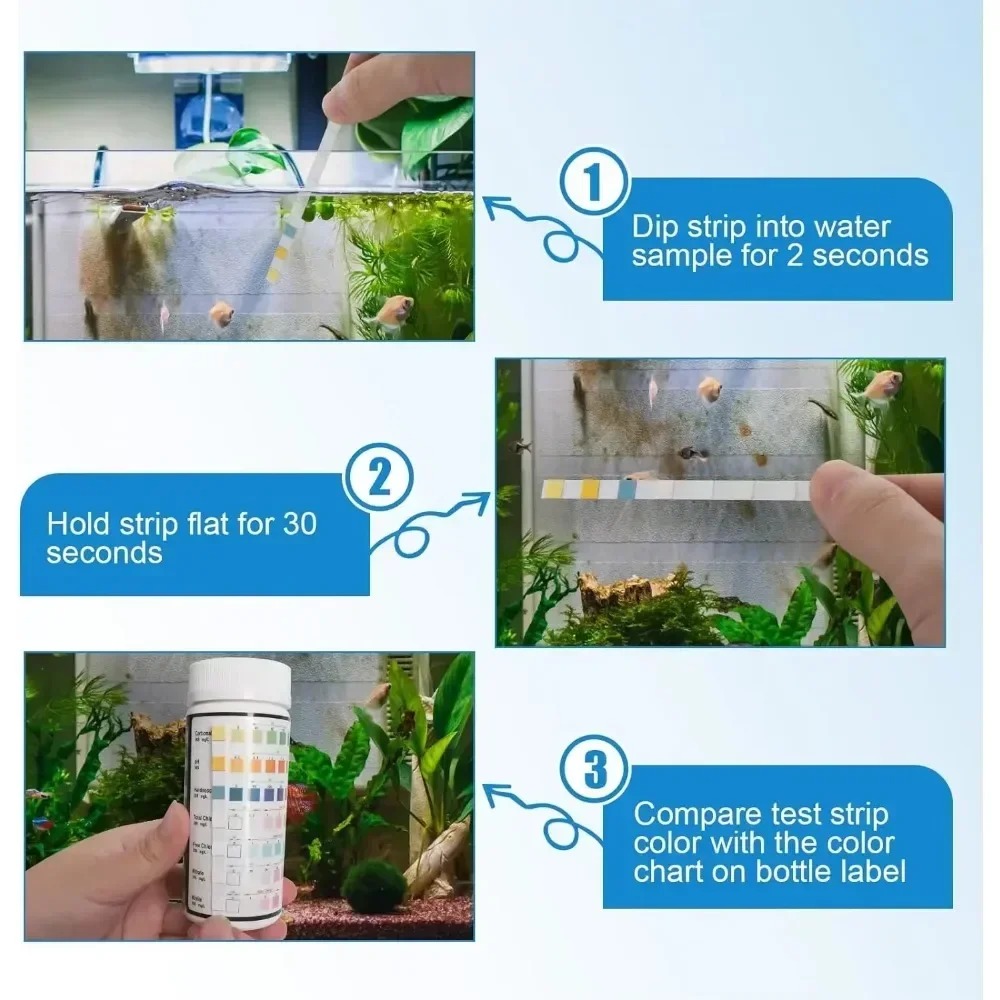 Tira de prueba de acuario, Kit - Aquarium Fish Freshwater reseña y precio