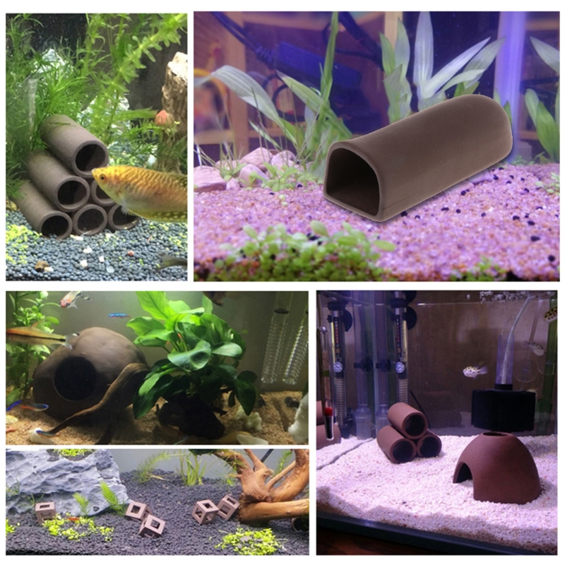 Decoración Acuario, cueva roca - Aquarium Fish Hide reseña y precio