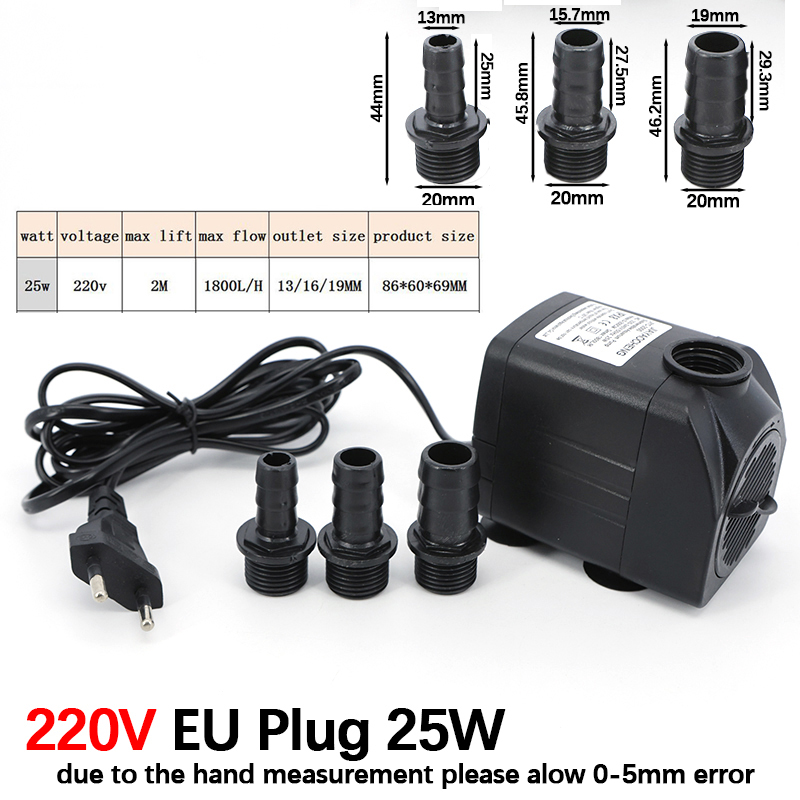 Bomba de Agua Sumergible AC 22 - Aquarium Fish Care reseña y precio