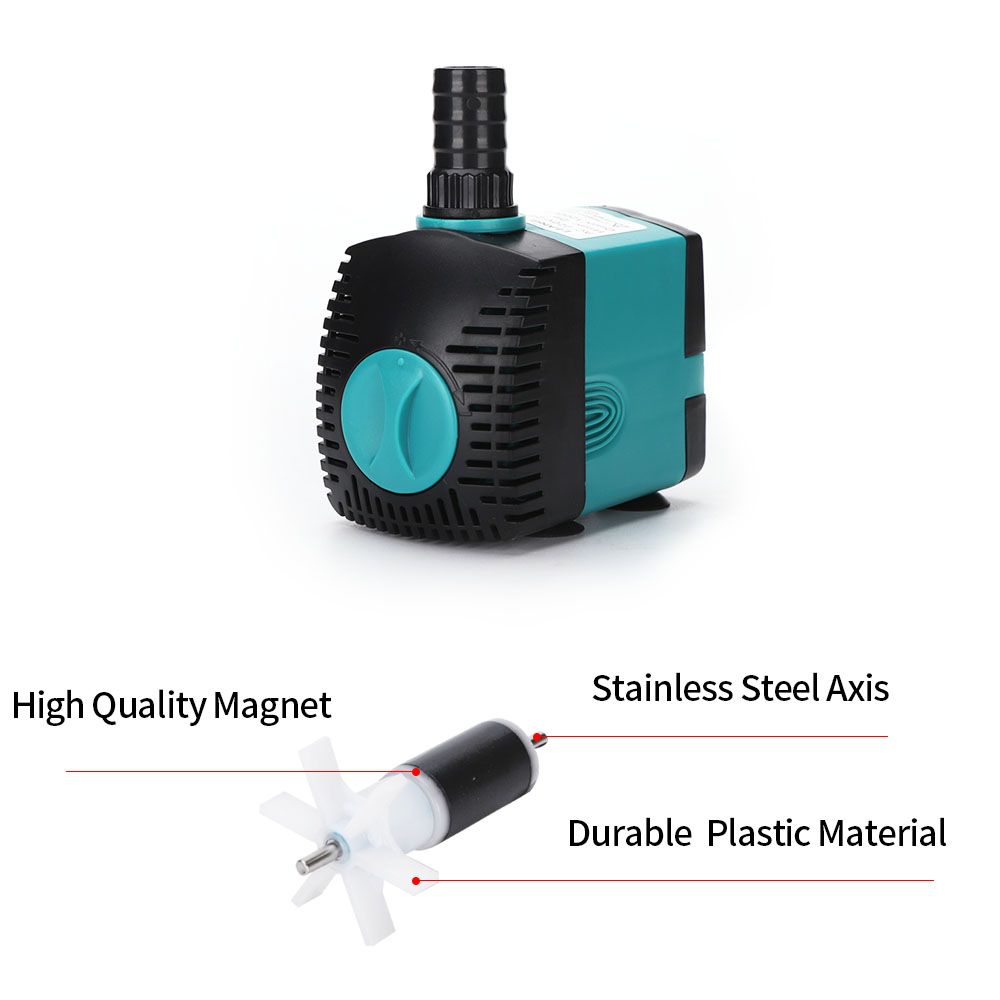 Bomba de fuente de agua sumerg - Aquarium Fish Care reseña y precio
