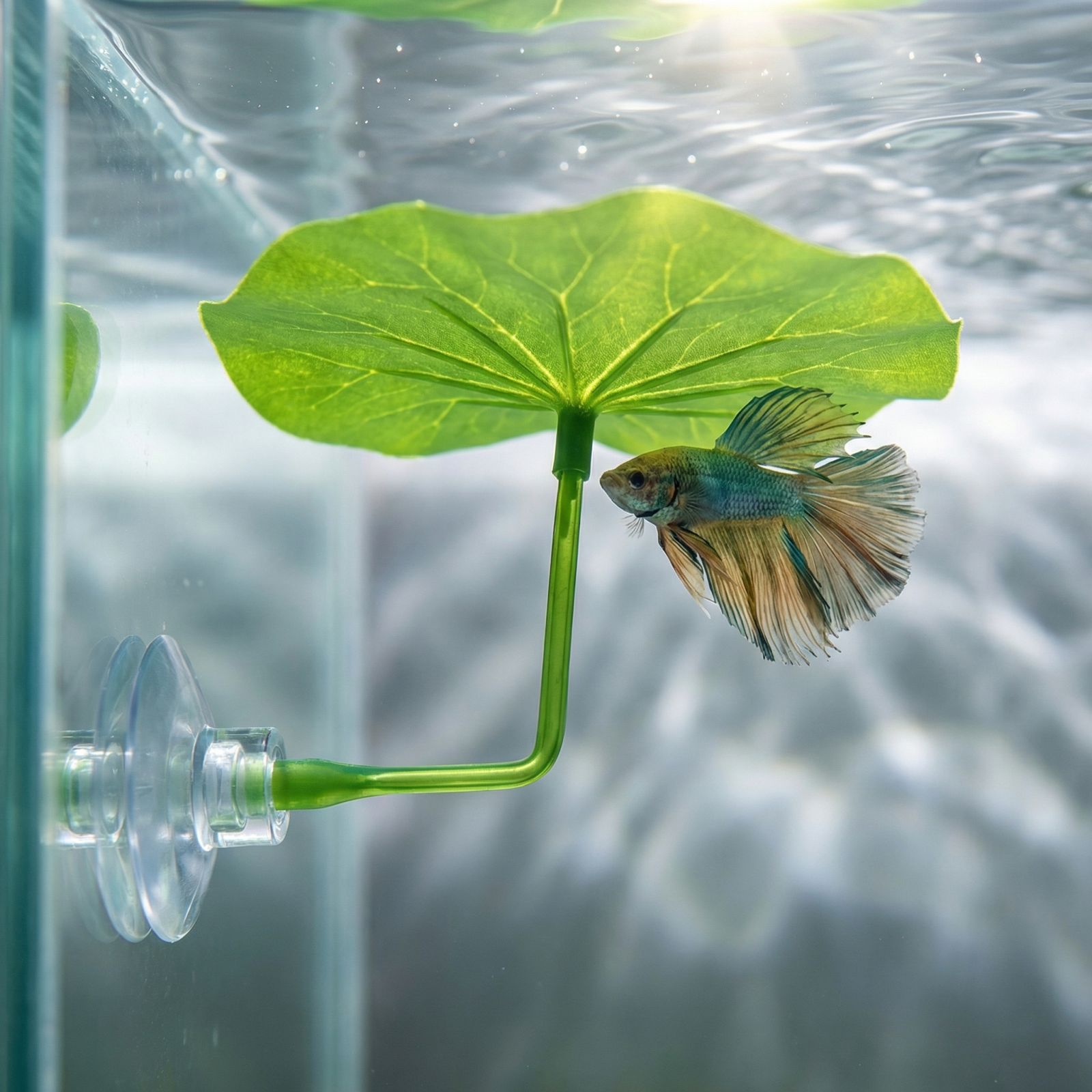 Decoración para Acuario, Hoja  - Aquarium Fish Artificial reseña y precio