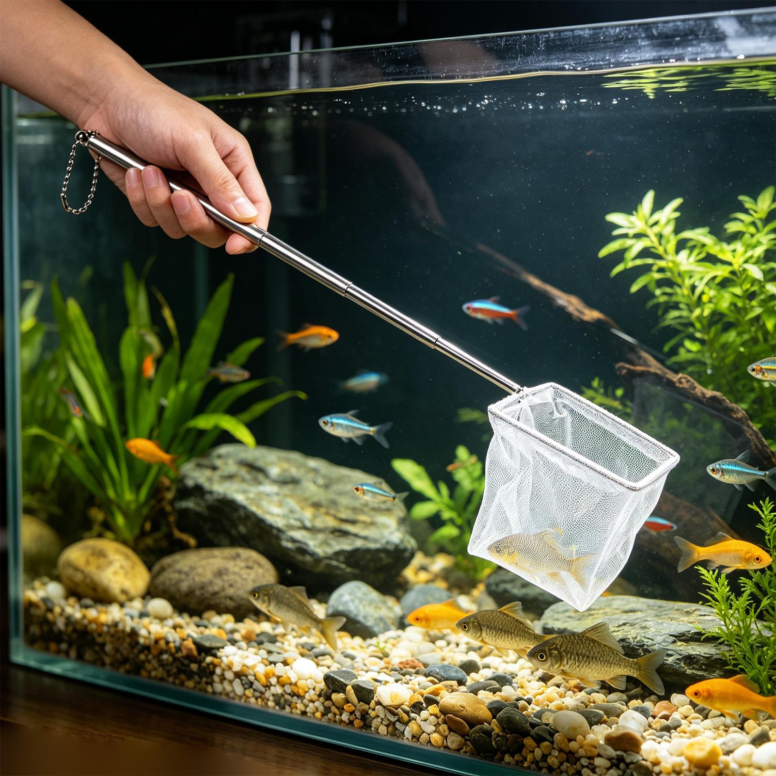 Juego de 2 Redes de Pesca Pequ - Aquarium Fish Net Small reseña y precio
