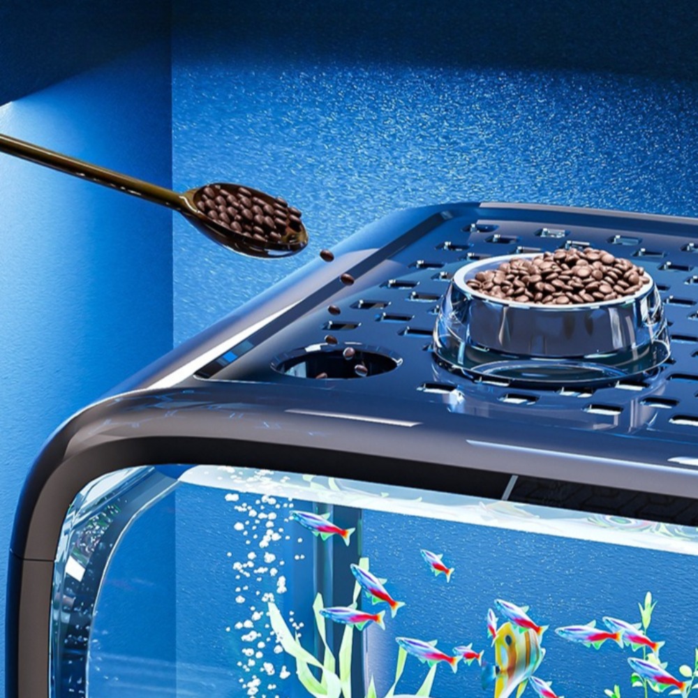 Tanque de peces de lujo transp - Aquarium Fish Goldfish reseña y precio